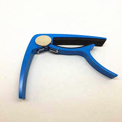 Wholesale aluminum alloy and rubber custom acoustic guitar capo of China supplier with retail packaging