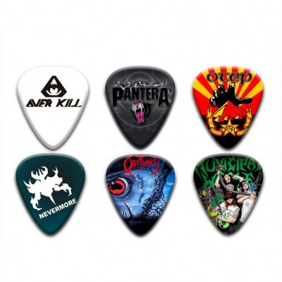 Guitar Accessories Custom Printed Guitar Picks Stringed Instruments Celluloid 0.46Mm-1.5Mm Guitar Picks