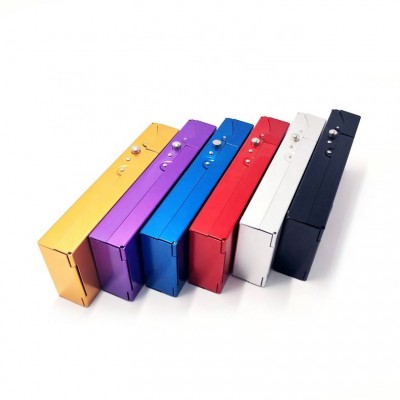 Cigarette Case Lady Slim Cigarette Universal Portable Slim Personality Stainless Steel Cigarette Holder Name Card Box