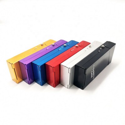 Original factory portable sublimation portable tin cigarette box with flip cover